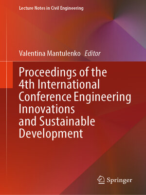cover image of Proceedings of the 4th International Conference Engineering Innovations and Sustainable Development